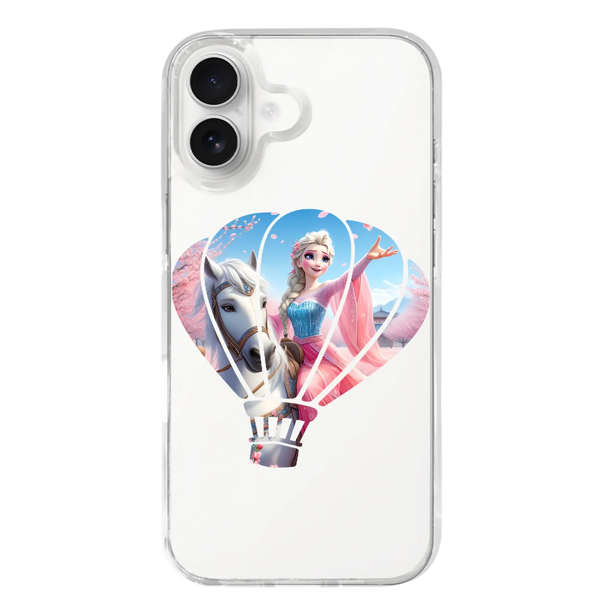 アナと雪の女王(Frozen) グッズ エルサ(Elsa) - iPhone 17シリーズ 透明スマホケース – 薄型・耐衝撃・精密フィット保護カバー